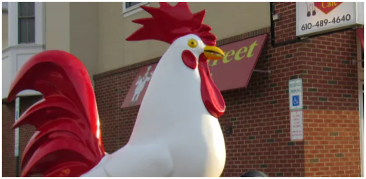 Fiberglass Rooster